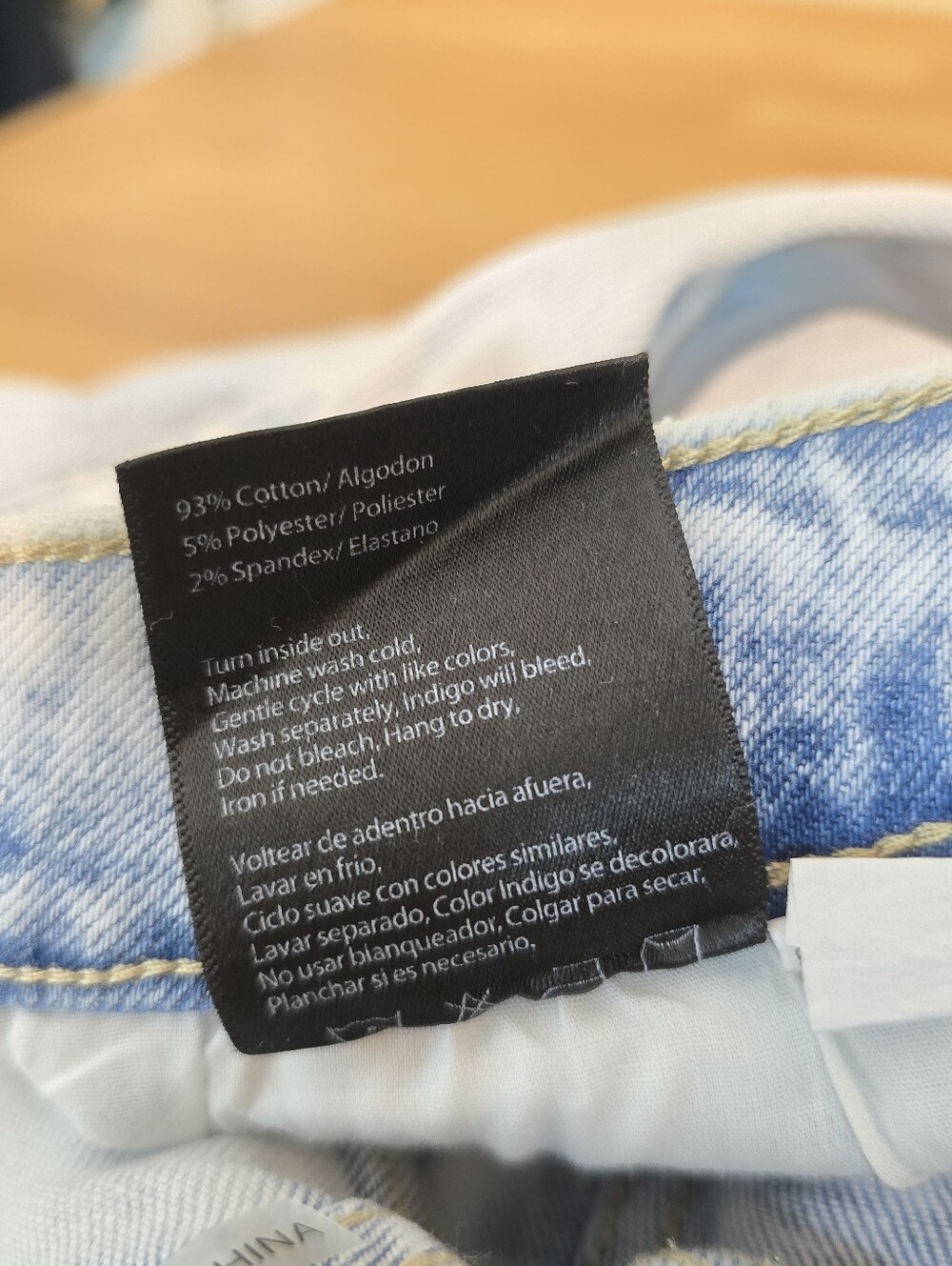 Risen Jeans Georgia - Light Wash Wide Leg Long Tall Inseam 13/31 NWT - Picture 7 of 14